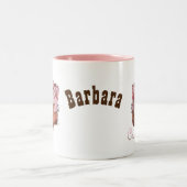 女性のカーボーイモダンブーツ | キュートウェスタンスタイル ツートーンマグカップ (中央)