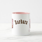 女性のカーボーイモダンブーツ | キュート・ウェスタン マグカップ (中央)