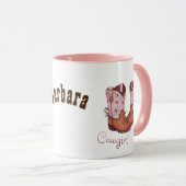 女性のカーボーイモダンブーツ | キュート・ウェスタン マグカップ (正面右)