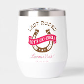 女性のカーボーイラストロデオバチェロレッテウォーターワイン (正面)