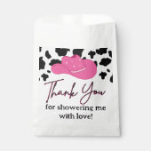 女性のカーボーイラストロデカスタムオバッグサンキューフェイバー フェイバーバッグ (正面)