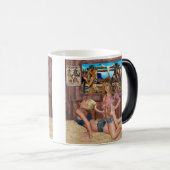 女性のカーボーイレスリング#2 モーフィングマグカップ (正面右)