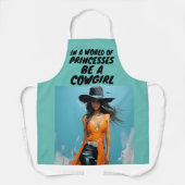 女性のカーボーイレディースキッチンエプロンである エプロン (正面)