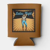 女性のカーボーイレディースナイト 缶クーラー (正面)