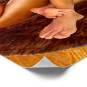 女性のカーボーイログキャビン遊レスリング ポスター (角)