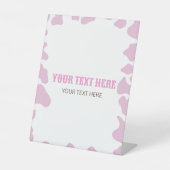 女性のカーボーイロデオウエスタンワイルドウェストカスタムパーティー 台座サイン (正面)