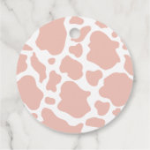 女性のカーボーイロデオバースデーパーティーありがとう フェイバータグ (裏面)