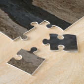 女性のカーボーイロデオ馬の乗馬ウェスタンスポーツ ジグソーパズル (側面)