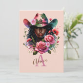 女性のカーボーイロデ サンキューカード (スタンド正面)