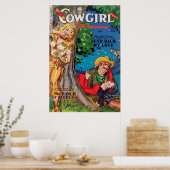 女性のカーボーイロマンス – 私の愛を返す ポスター (キッチン)