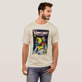 女性のカーボーイロマンス#1 - 1950ウェスタン・ロマンス Tシャツ (正面フル)