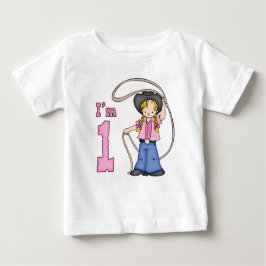 女性のカーボーイローパーの誕生日 ベビーTシャツ