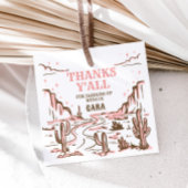 女性のカーボーイワイルドウエストロデオバースデーパーティースクエア フェイバータグ