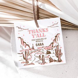 女性のカーボーイワイルドウエストロデオバースデーパーティースクエア フェイバータグ