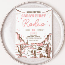 女性のカーボーイワイルドウエストロデオバースデーパーティー