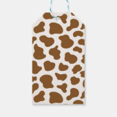 女性のカーボーイワイルドウエストロデオランチバースデーパーティーの好意 ギフトタグ (裏面)