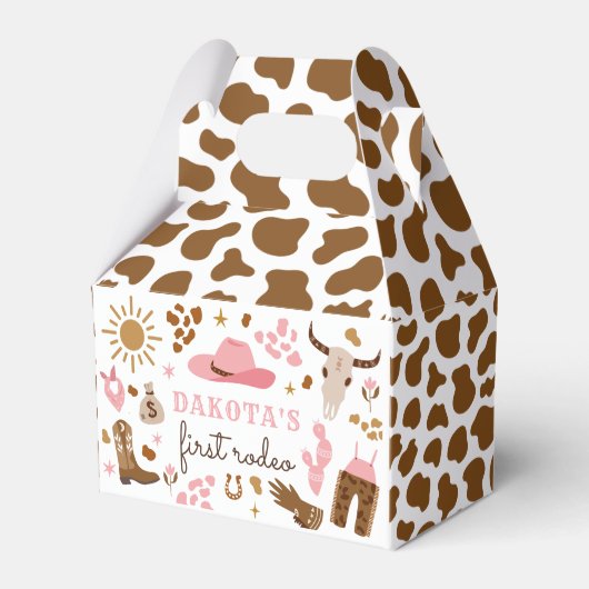 女性のカーボーイワイルドウエストロデオランチバースデーパーティードコール フェイバーボックス (正面サイド)