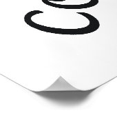 女性のカーボーイ岩 ポスター (角)