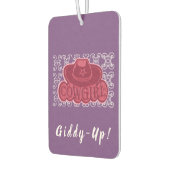 女性のカーボーイ帽子 カーエアーフレッシュナー (左)