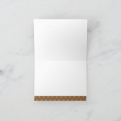 女性のカーボーイ感謝状 サンキューカード (内部)