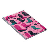 女性のカーボーイ手帳 ノートブック (右側)