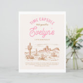 女性のカーボーイ時間カプセル標識 |ガールズウェスタンパーティー (スタンド正面)