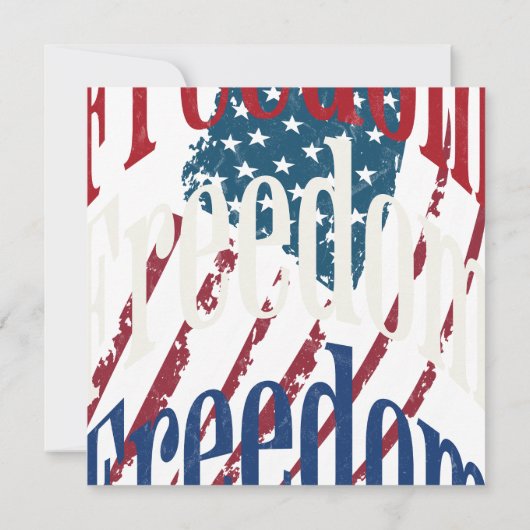 女性のカーボーイ米国 招待状 (裏面)