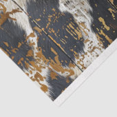 女性のカーボーイ素朴ウエスタンカントリーウッドデクページ 薄葉紙 (詳細)