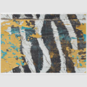 女性のカーボーイ素朴ウエスタンカントリーウッドデクページ 薄葉紙 (正面)