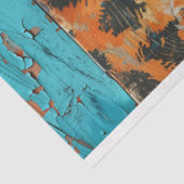 女性のカーボーイ素朴ウエスタンカントリーウッドデクページ 薄葉紙 (詳細)