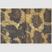 女性のカーボーイ素朴ウエスタンカントリーウッドデクページ 薄葉紙 (正面)