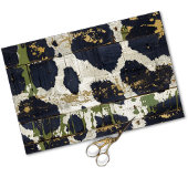 女性のカーボーイ素朴ウエスタングリーンコウィドデクページ 薄葉紙