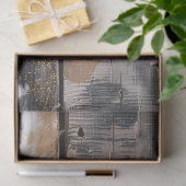 女性のカーボーイ素朴ウエスタンシック動物デコパージュ 薄葉紙 (ギフト)