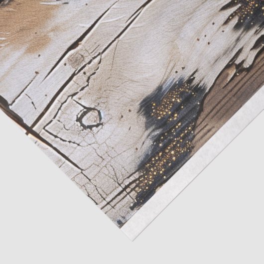 女性のカーボーイ素朴ウエスタンシック動物デコパージュ 薄葉紙 (詳細)