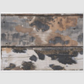 女性のカーボーイ素朴ウエスタンシック動物デコパージュ 薄葉紙 (正面)