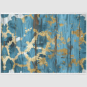 女性のカーボーイ素朴ウエスタンボヘミアンデコール 薄葉紙 (正面)