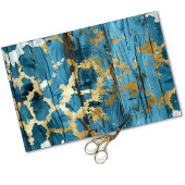 女性のカーボーイ素朴ウエスタンボヘミアンデコール 薄葉紙