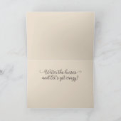 女性のカーボーイ誕生日カード カード (内部)