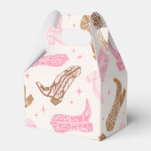 女性のカーボーイ誕生日パーティーの好意ボックス フェイバーボックス (裏面サイド)