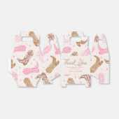 女性のカーボーイ誕生日パーティーの好意ボックス フェイバーボックス (折り畳みなし)