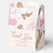 女性のカーボーイ誕生日パーティーの好意ボックス フェイバーボックス (オープン)