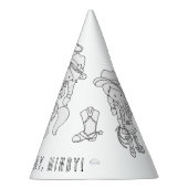 女性のカーボーイ誕生日パーティー – カラーユア独自のパーティー帽子 パーティーハット (右)