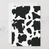 女性のカーボーイ誕生日招待状 招待状 (裏面)