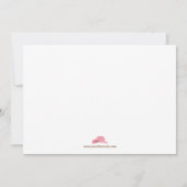 女性のカーボーイ誕生日招待状 招待状 (裏面)