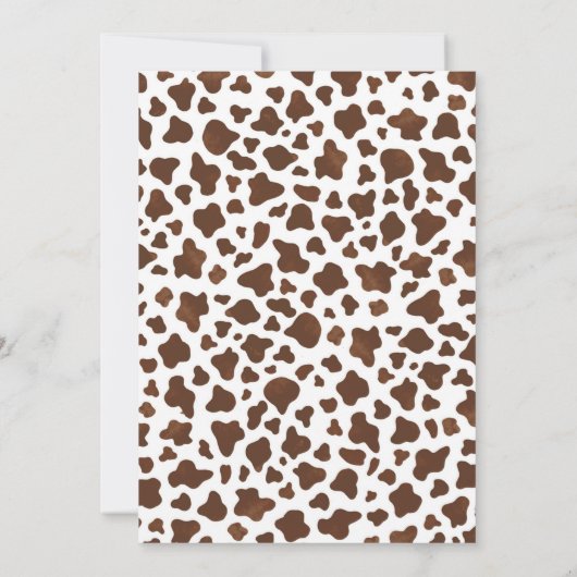 女性のカーボーイ誕生日招待状、第2のロデオ招待状 招待状 (裏面)