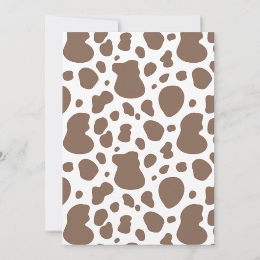 女性のカーボーイ誕生日招待状 |第2回ロデオ招待状 招待状 (裏面)