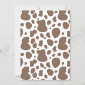 女性のカーボーイ誕生日招待状 |第4回ロデオ招待状 招待状 (裏面)