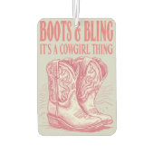 女性のカーボーイ車フレッシュナー カーエアーフレッシュナー (裏面)