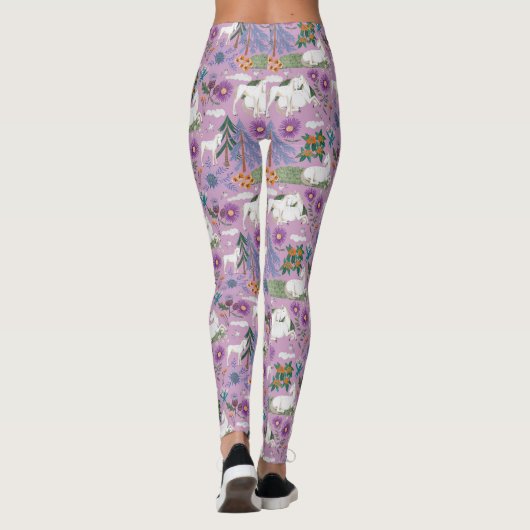 女性のカーボーイ野生生物自然ホースリラ レギンス (裏面)