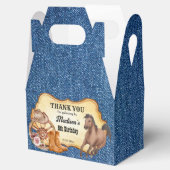 女性のカーボーイ馬をサドル西パーティーの好意ギフト フェイバーボックス (オープン)